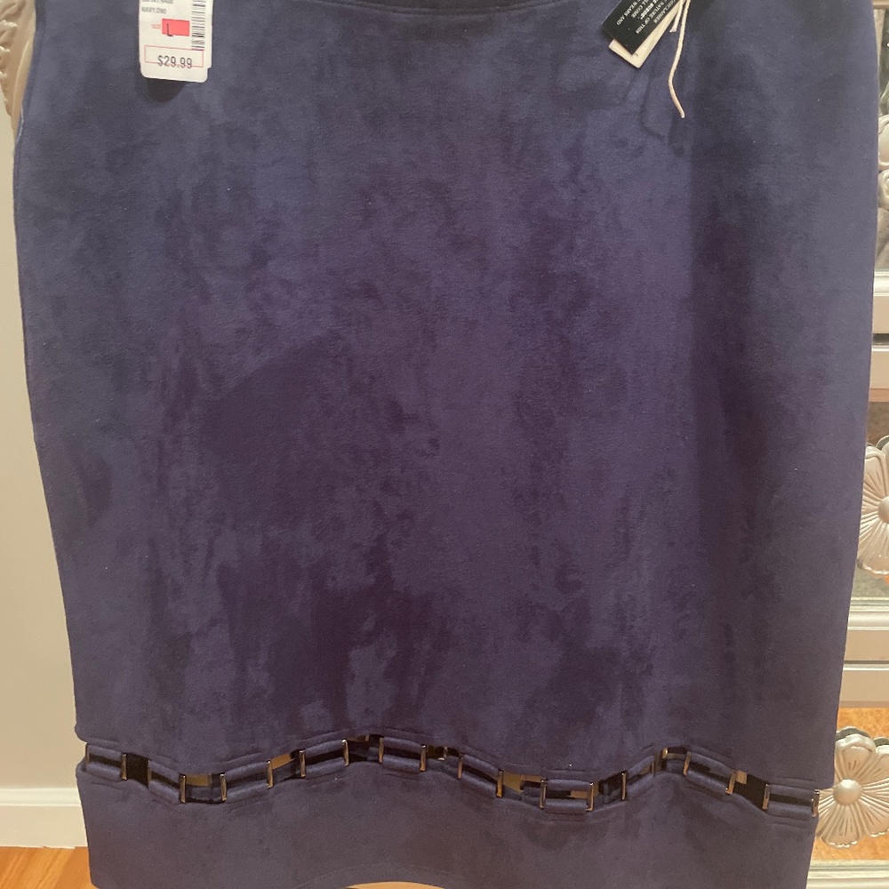 Soft suede-like skirt